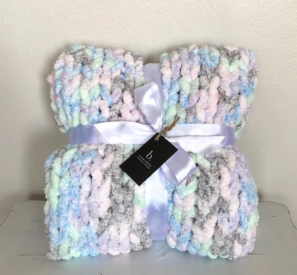 Small Baby Chunky Knit Blanket