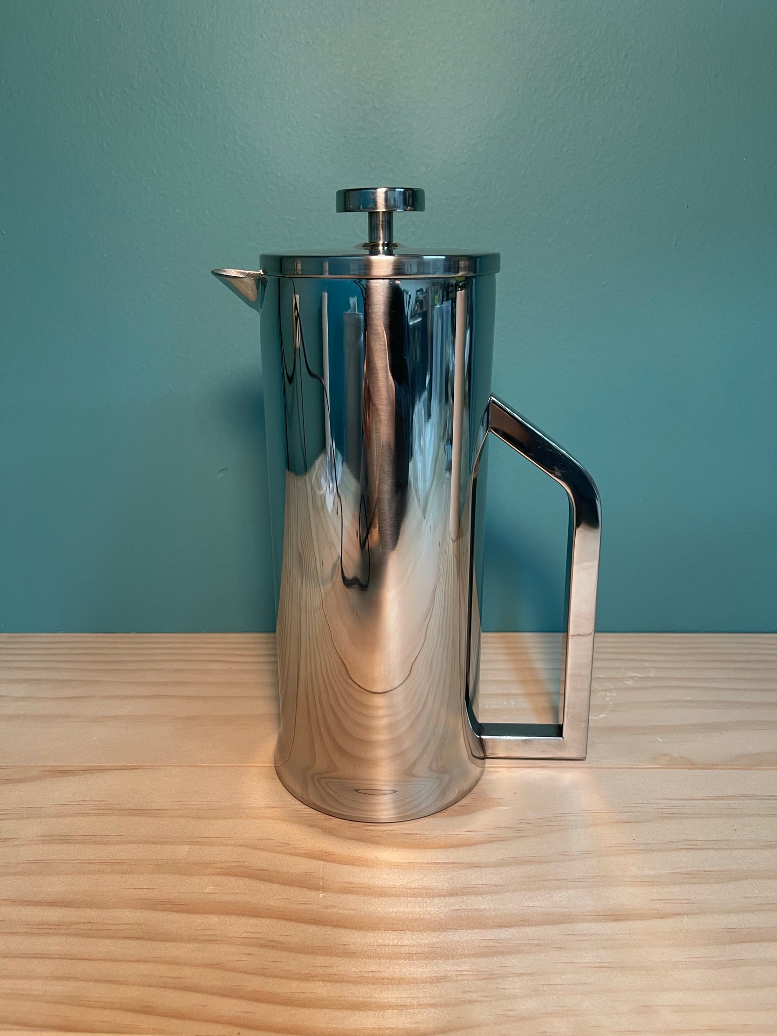 French Press Coffee Maker Double Wall Stainless Steel 1L – Ash Hollow Coffee  Co.
